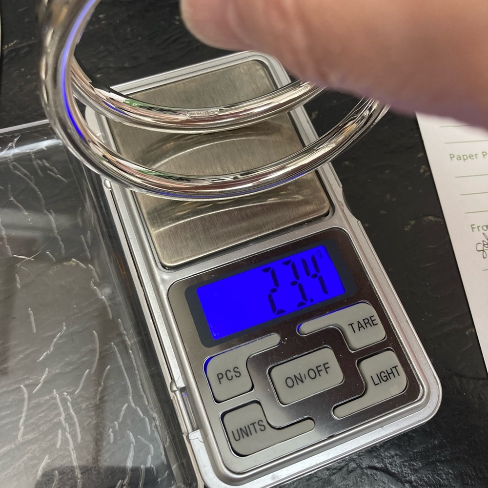 2 Sterling Silver .925 Bangles - image 7